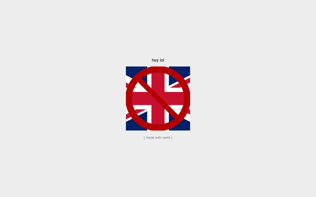 Carrd profile picture for @british